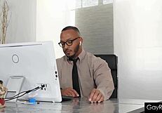 Gamer Stepson Rides Stepdad's Black Cock With Assplay And Licking