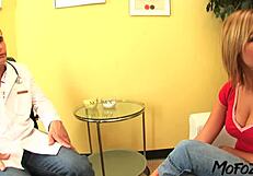 Blonde Student With Natural Tits Fears Snakes And Gets Rough Assfucking