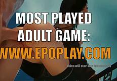 Big black cock animation fucks big tits.