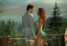 A petite college girl’s erotic adventure in the woods