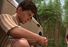 Dreamland Ep 18 unfolds a mystery in the woods with public brunette action