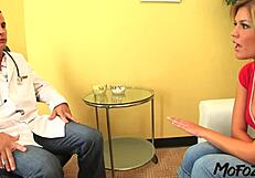 Blonde Student With Natural Tits Fears Snakes And Gets Rough Assfucking