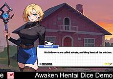 Discover the erotic awaken hentai dice demo with anime game elements.