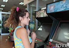 Zoe Foxx POV Sucking and Rough Pussy SLAMMED