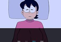 Dickmon part 2 featuring cartoon milf in anime game