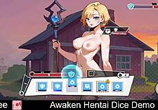 Discover the erotic awaken hentai dice demo with anime game elements.