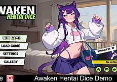 Discover the erotic awaken hentai dice demo with anime game elements.