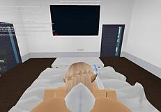 First-time amateur blonde bent over for cheating doggystyle