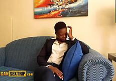 Ebony Whore Gets Hardcore BWC Drilling in Africa!