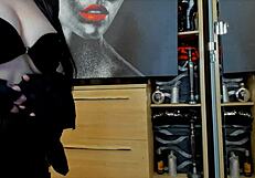 leaving a tribute for elvira in femdom style 😈