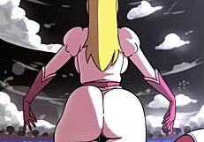 anime girls feel intense assjob twerking blowjob