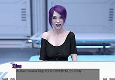 She says, 'I'm stranded in space with this emo girl opening up her big tits.'