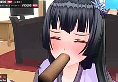 Is this uncensored hentai lady really that slutty in hardcore creampie play?