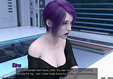 She says, 'I'm stranded in space with this emo girl opening up her big tits.'