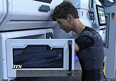 She says, 'I'm stranded in space with this emo girl opening up her big tits.'