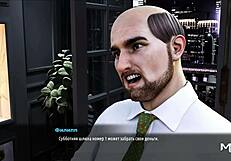 Double Blowjob In Fashion Business Game!