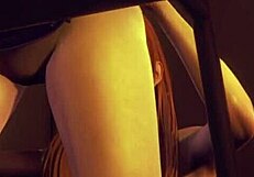 one piece hentai yuri 3d - lesbian sex nami x nico robin scissoring & cunnilingus and squirt