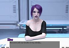 She says, 'I'm stranded in space with this emo girl opening up her big tits.'