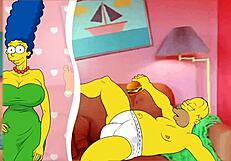 Slutty housewife gets into some hot erotic role play in this porn game parody