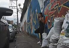 Perfect Oily Latina Booty Bounces On Cock