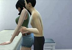 Teen stepsiblings are having hard sex behind their stepmother's back