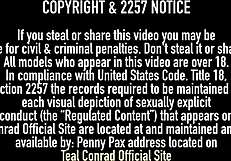 I am Teal Conrad, taking my time to fuck myself with a green dildo, savoring every moment.