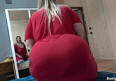 I had sex in bed with a horny phat ass chubby teen riding me cowgirl style.