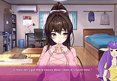 ninnin days part 10 finale with uncensored tits and boobs in anime hentai game