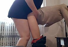 Passionate Strapon Fuck With Housekeeper While Husband's Away