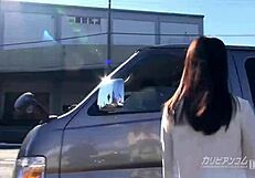 Broke Asian Girl Hitchhikes With Small Tits