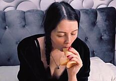 My Stepsister Caught Playing with Rubber Toy While I Watched