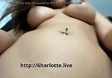 big ass blonde shows wet cameltoe on webcam