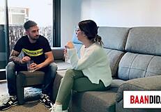 Fan meets sexy European teen on Tinder, licks her pussy, then fucks her hard