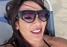 Latina Sucks Monster Cock Before Anal on Copacabana Beach