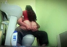 Fucking Fast In Bathroom With Wife's Friend