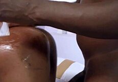 African Pussy Rides Big Black Cock Doggystyle Twice!