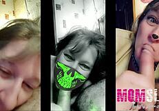 plays like a young slut sucking