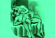 Bold vintage erotic animation scenes.