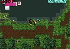 Watching a porn movie with a busty MILF in hentai zombie retreat part 5