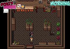 Watching a porn movie with a busty MILF in hentai zombie retreat part 5