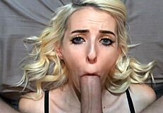 face fucking with facial in lingerie