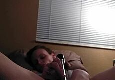 Redhead enjoys solo masturbation with toys