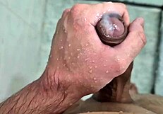 Beautiful boy shows off his body and shares milk in a homemade video
