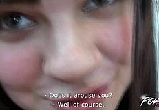 Fat girl gets cum on ass in hardcore POV sex