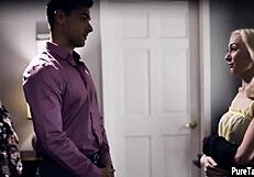 Annoyed milf wife dives into cheating threesome