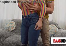 puta española pierde la cita con su marido para ayudarme con mi polla terminamos follando