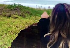 Milf surprised by outdoor encounter with big guy