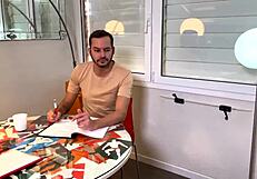 Muscular Nicholas enjoys anal sex with a big cock