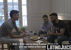 Lovely Stud Jonas Matt Blowed By Hairy Gay Rodrigo El Santo In Deepthroat Bareback Scenes!