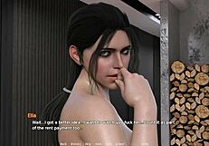 fucking a curvy babe with a huge cock while her friend watches